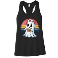 Halloween Nurse Crew Hospital First Aid Nursing Women's Racerback Tank