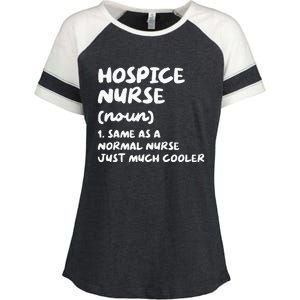 Hospice Nurse Definition Nursing Enza Ladies Jersey Colorblock Tee