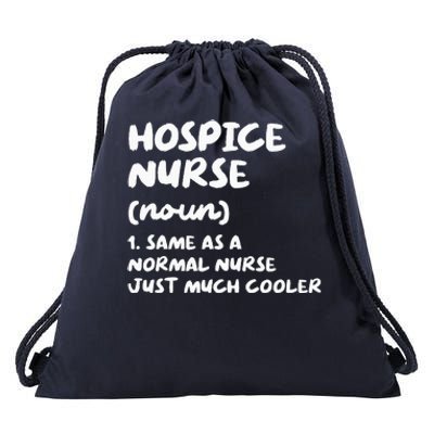 Hospice Nurse Definition Nursing Drawstring Bag