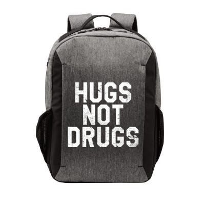 Hugs Not Drugs Distressed Jumbo Print Graphic Vector Backpack