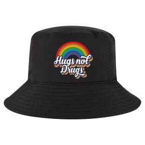 Hugs Not Drugs Rainbow Cool Comfort Performance Bucket Hat