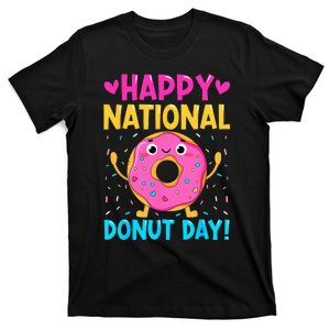 Happy National Donuts Day Baking Funny Baker Lover Girl T-Shirt