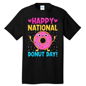 Happy National Donuts Day Baking Funny Baker Lover Girl Tall T-Shirt