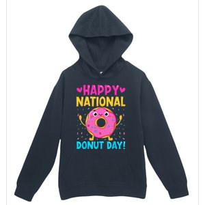 Happy National Donuts Day Baking Funny Baker Lover Girl Urban Pullover Hoodie