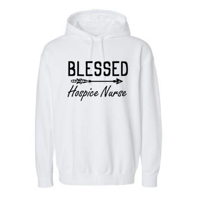 Hospice Nursing Diagnosis Hospice Hospital Hospice Nurse Gift Garment-Dyed Fleece Hoodie