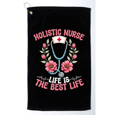 Holistic Nurse Design Stethoscope Nurse Gift Golf Towel