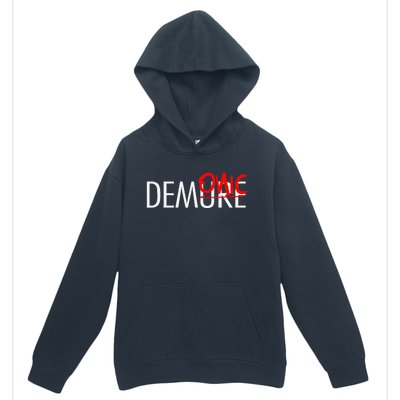 Halloween Not Demure Corrected To Demonic Urban Pullover Hoodie