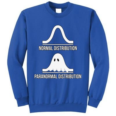 Halloween Normal Distribution Paranormal Funny Math Sweatshirt