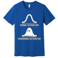 Halloween Normal Distribution Paranormal Funny Math Premium T-Shirt