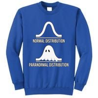 Halloween Normal Distribution Paranormal Funny Math Tall Sweatshirt