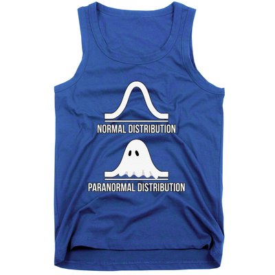 Halloween Normal Distribution Paranormal Funny Math Tank Top