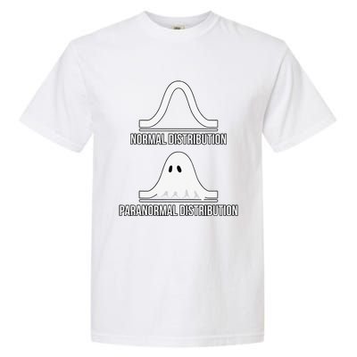 Halloween Normal Distribution Paranormal Funny Math Garment-Dyed Heavyweight T-Shirt