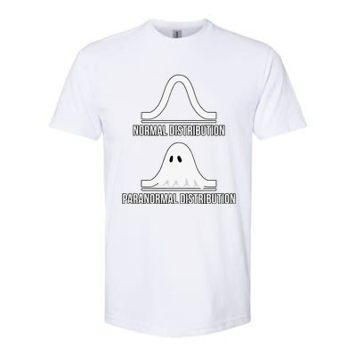 Halloween Normal Distribution Paranormal Funny Math Softstyle CVC T-Shirt