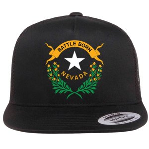 Happy Nevada Day Flat Bill Trucker Hat