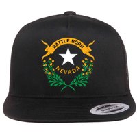 Happy Nevada Day Flat Bill Trucker Hat