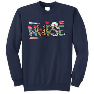 Heart Nursing Er Icu Nicu Rn Sweatshirt