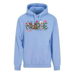 Heart Nursing Er Icu Nicu Rn Unisex Surf Hoodie