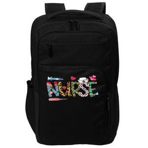 Heart Nursing Er Icu Nicu Rn Great Gift Impact Tech Backpack