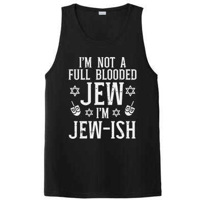 Hanukkah Not Full Blooded Jew Jewish Chanukah PosiCharge Competitor Tank