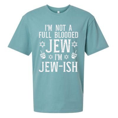 Hanukkah Not Full Blooded Jew Jewish Chanukah Sueded Cloud Jersey T-Shirt