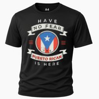 Have No Fear The Puerto Rican Is Here Cooling Performance Crew T-Shirt