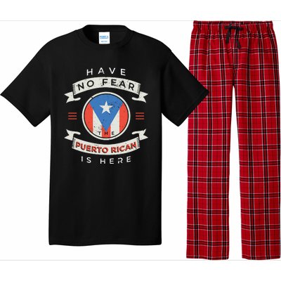 Have No Fear The Puerto Rican Is Here Pajama Set