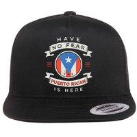 Have No Fear The Puerto Rican Is Here Flatbill Hat