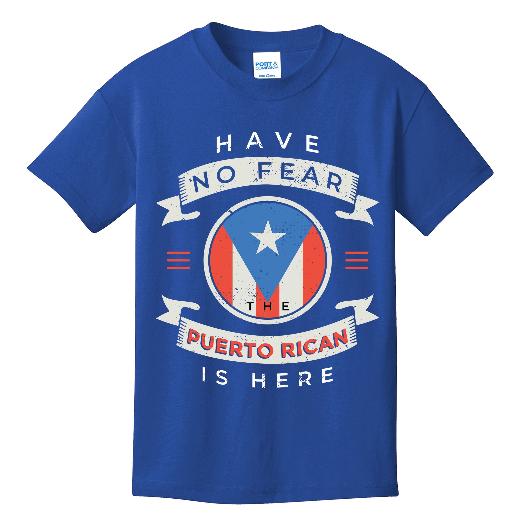 Have No Fear The Puerto Rican Is Here Kids T-Shirt