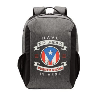 Have No Fear The Puerto Rican Is Here Vector Backpack