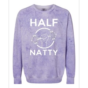 Half Natty Fitness Gym Colorblast Crewneck Sweatshirt