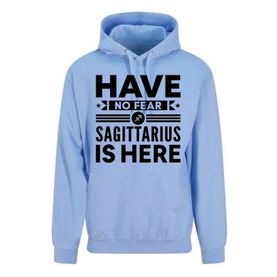 Have No Fear Sagittarius Is Here Horoscope Sign Gift Unisex Surf Hoodie