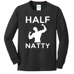 Half Natty Fitness Gym Kids Long Sleeve Shirt