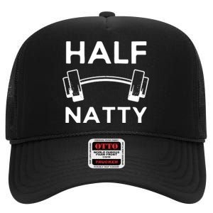 Half Natty Fitness Gym High Crown Mesh Back Trucker Hat