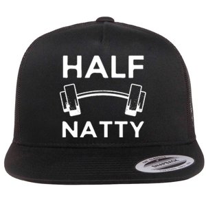 Half Natty Fitness Gym Flat Bill Trucker Hat