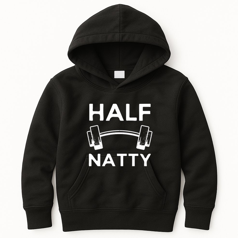 Half Natty Fitness Gym Kids Hoodie