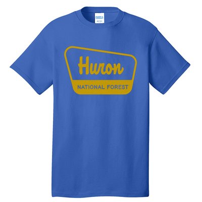 Huron National Forest Vintage Inspired Sign Graphic Gift Tall T-Shirt