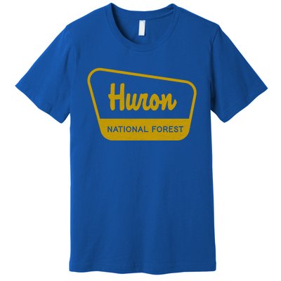 Huron National Forest Vintage Inspired Sign Graphic Gift Premium T-Shirt