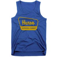 Huron National Forest Vintage Inspired Sign Graphic Gift Tank Top