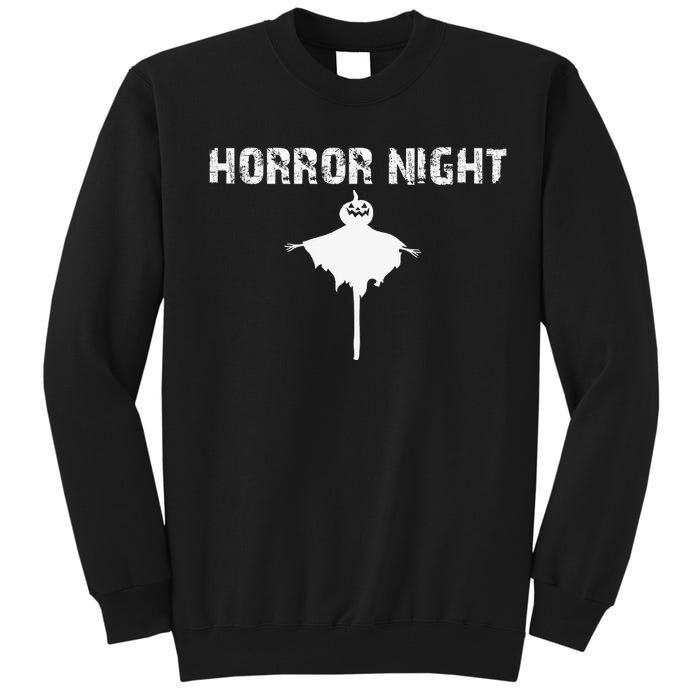 Horror Night | Funny Happy Halloween Tall Sweatshirt