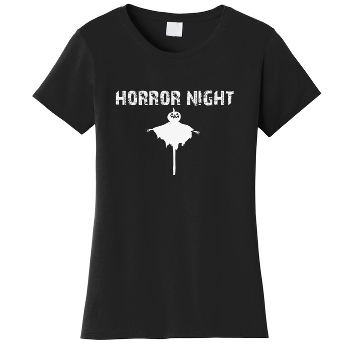 Horror Night | Funny Happy Halloween Women's T-Shirt