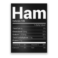 Ham Nutrition Facts Family Matching Christmas Costume Poster