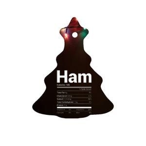 Ham Nutrition Facts Family Matching Christmas Costume Ceramic Tree Ornament