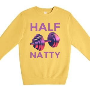 Half Natty Fitness Gym Premium Crewneck Sweatshirt