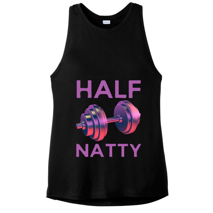 Half Natty Fitness Gym Ladies PosiCharge Tri-Blend Wicking Tank