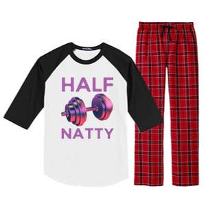 Half Natty Fitness Gym Raglan Sleeve Pajama Set