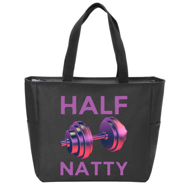 Half Natty Fitness Gym Zip Tote Bag