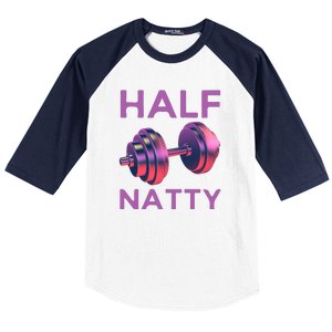 Half Natty Fitness Gym Baseball Sleeve Shirt