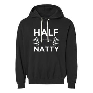 Half Natty Fitness Gym Garment-Dyed Fleece Hoodie