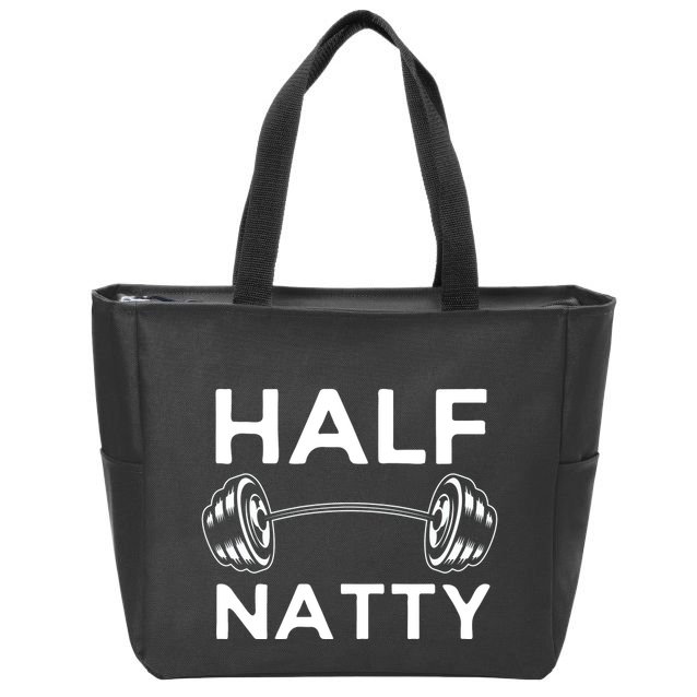 Half Natty Fitness Gym Zip Tote Bag