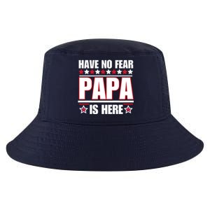 Have No Fear Papa Is Here Funny Paworful Father's Day Saying Cool Comfort Performance Bucket Hat